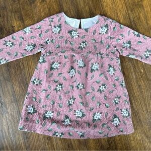 Zara Pink Floral Kids Dress